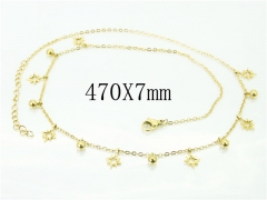 HY Wholesale Necklaces Stainless Steel 316L Jewelry Necklaces-HY43N0078OD