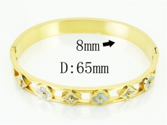 HY Wholesale Bangles Stainless Steel 316L Fashion Bangle-HY32B0557HOW