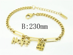 HY Wholesale Bracelets 316L Stainless Steel Jewelry Bracelets-HY43B0180OW