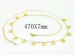 HY Wholesale Necklaces Stainless Steel 316L Jewelry Necklaces-HY43N0046OV