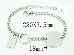 HY Wholesale Bracelets 316L Stainless Steel Jewelry Bracelets-HY43B0136MQ