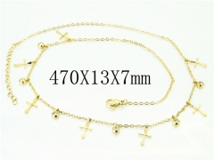 HY Wholesale Necklaces Stainless Steel 316L Jewelry Necklaces-HY43N0092OS