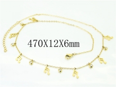 HY Wholesale Necklaces Stainless Steel 316L Jewelry Necklaces-HY43N0090OY
