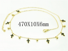 HY Wholesale Necklaces Stainless Steel 316L Jewelry Necklaces-HY43N0056PB