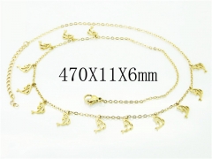 HY Wholesale Necklaces Stainless Steel 316L Jewelry Necklaces-HY43N0048OE