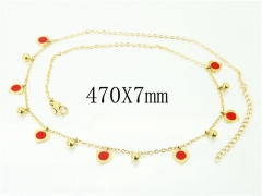 HY Wholesale Necklaces Stainless Steel 316L Jewelry Necklaces-HY43N0061PD