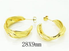 HY Wholesale Earrings Jewelry 316L Stainless Steel Earrings-HY32E0228HSB