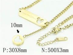 HY Wholesale Necklaces Stainless Steel 316L Jewelry Necklaces-HY32N0718PQ