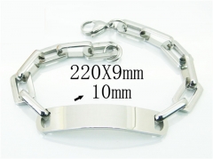 HY Wholesale Bracelets 316L Stainless Steel Jewelry Bracelets-HY43B0106MQ