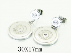 HY Wholesale Earrings Jewelry 316L Stainless Steel Earrings-HY80E0586LL