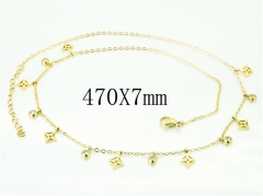 HY Wholesale Necklaces Stainless Steel 316L Jewelry Necklaces-HY43N0088OE
