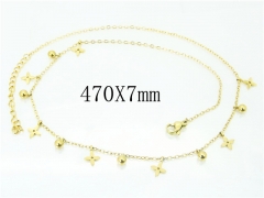 HY Wholesale Necklaces Stainless Steel 316L Jewelry Necklaces-HY43N0072OY