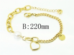 HY Wholesale Bracelets 316L Stainless Steel Jewelry Bracelets-HY43B0178NT