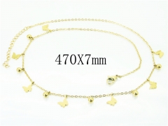 HY Wholesale Necklaces Stainless Steel 316L Jewelry Necklaces-HY43N0074OW