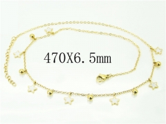 HY Wholesale Necklaces Stainless Steel 316L Jewelry Necklaces-HY43N0066PE