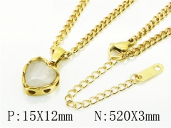 HY Wholesale Necklaces Stainless Steel 316L Jewelry Necklaces-HY32N0711HVV