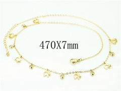 HY Wholesale Necklaces Stainless Steel 316L Jewelry Necklaces-HY43N0085OB