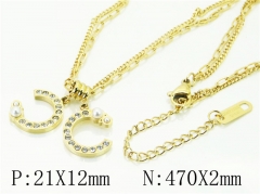 HY Wholesale Necklaces Stainless Steel 316L Jewelry Necklaces-HY32N0714HKL
