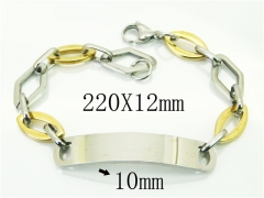 HY Wholesale Bracelets 316L Stainless Steel Jewelry Bracelets-HY43B0117NT