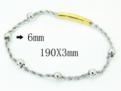 HY Wholesale Bracelets 316L Stainless Steel Jewelry Bracelets-HY52B0081HKC