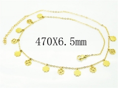 HY Wholesale Necklaces Stainless Steel 316L Jewelry Necklaces-HY43N0041OE