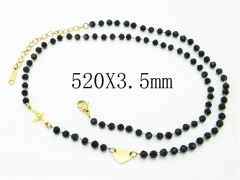 HY Wholesale Necklaces Stainless Steel 316L Jewelry Necklaces-HY24N0083OL
