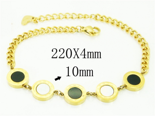 HY Wholesale Bracelets 316L Stainless Steel Jewelry Bracelets-HY24B0113HLE