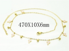 HY Wholesale Necklaces Stainless Steel 316L Jewelry Necklaces-HY43N0054PD