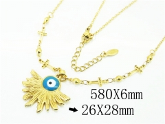 HY Wholesale Necklaces Stainless Steel 316L Jewelry Necklaces-HY53N0082MLB