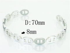HY Wholesale Bangles Stainless Steel 316L Fashion Bangle-HY91B0228OR