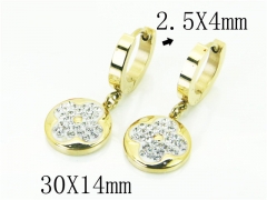 HY Wholesale Earrings Jewelry 316L Stainless Steel Earrings-HY24E0059HHE