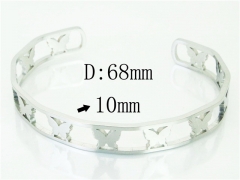 HY Wholesale Bangles Stainless Steel 316L Fashion Bangle-HY91B0200OW