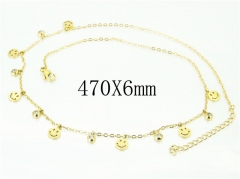 HY Wholesale Necklaces Stainless Steel 316L Jewelry Necklaces-HY43N0091OF