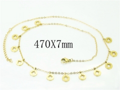 HY Wholesale Necklaces Stainless Steel 316L Jewelry Necklaces-HY43N0042OW