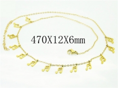HY Wholesale Necklaces Stainless Steel 316L Jewelry Necklaces-HY43N0040OT