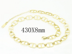 HY Wholesale Necklaces Stainless Steel 316L Jewelry Necklaces-HY32N0723HOR