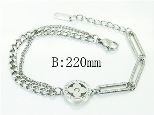 HY Wholesale Bracelets 316L Stainless Steel Jewelry Bracelets-HY43B0135NZ