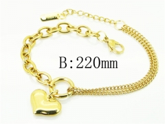 HY Wholesale Bracelets 316L Stainless Steel Jewelry Bracelets-HY43B0215MX
