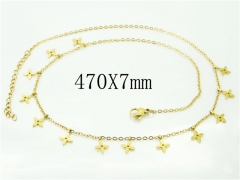 HY Wholesale Necklaces Stainless Steel 316L Jewelry Necklaces-HY43N0044OS