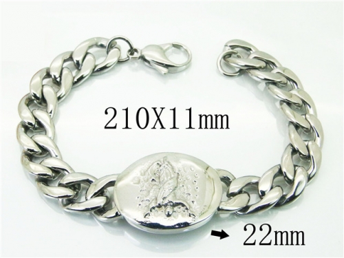 HY Wholesale Bracelets 316L Stainless Steel Jewelry Bracelets-HY43B0131OQ