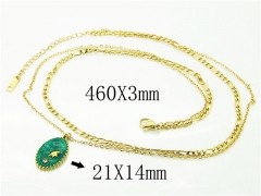 HY Wholesale Necklaces Stainless Steel 316L Jewelry Necklaces-HY32N0715HEE