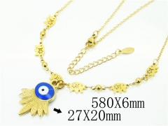 HY Wholesale Necklaces Stainless Steel 316L Jewelry Necklaces-HY53N0084MLC
