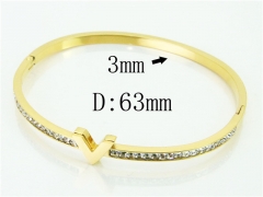 HY Wholesale Bangles Stainless Steel 316L Fashion Bangle-HY32B0574HOS