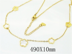 HY Wholesale Necklaces Stainless Steel 316L Jewelry Necklaces-HY24N0076HHL