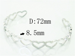 HY Wholesale Bangles Stainless Steel 316L Fashion Bangle-HY91B0218OR