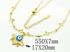 HY Wholesale Necklaces Stainless Steel 316L Jewelry Necklaces-HY53N0088MLF