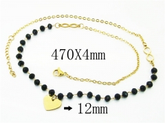 HY Wholesale Necklaces Stainless Steel 316L Jewelry Necklaces-HY24N0084OL