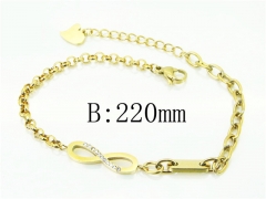 HY Wholesale Bracelets 316L Stainless Steel Jewelry Bracelets-HY43B0177NU