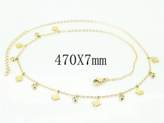 HY Wholesale Necklaces Stainless Steel 316L Jewelry Necklaces-HY43N0080OG