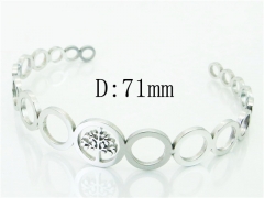 HY Wholesale Bangles Stainless Steel 316L Fashion Bangle-HY91B0214OF